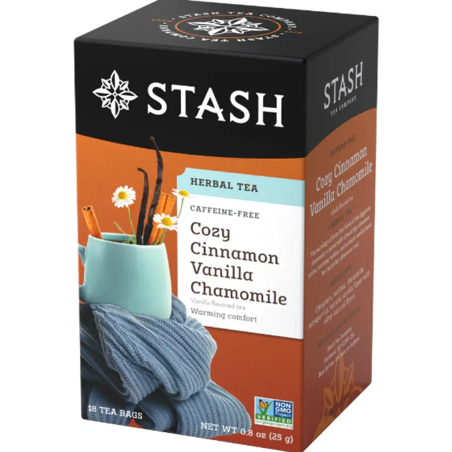 Stash Tea Herbal>Cozy Cinnamon Vanilla Chamomile