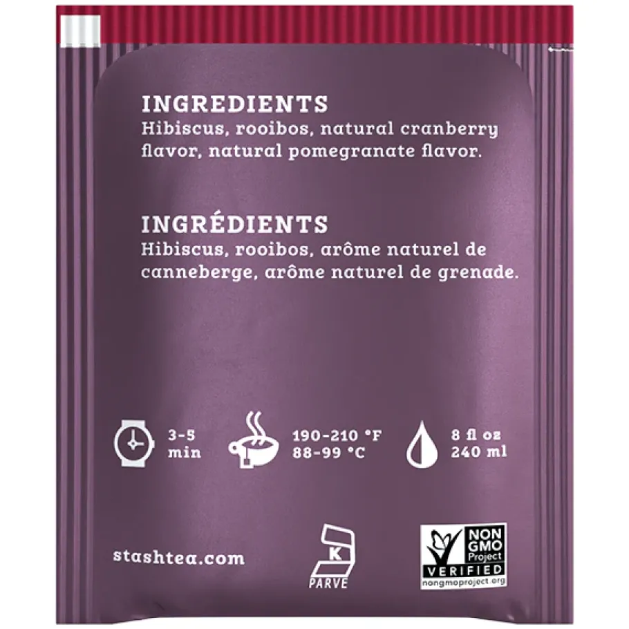 Stash Tea Berry>Cranberry Pomegranate Herbal Tea