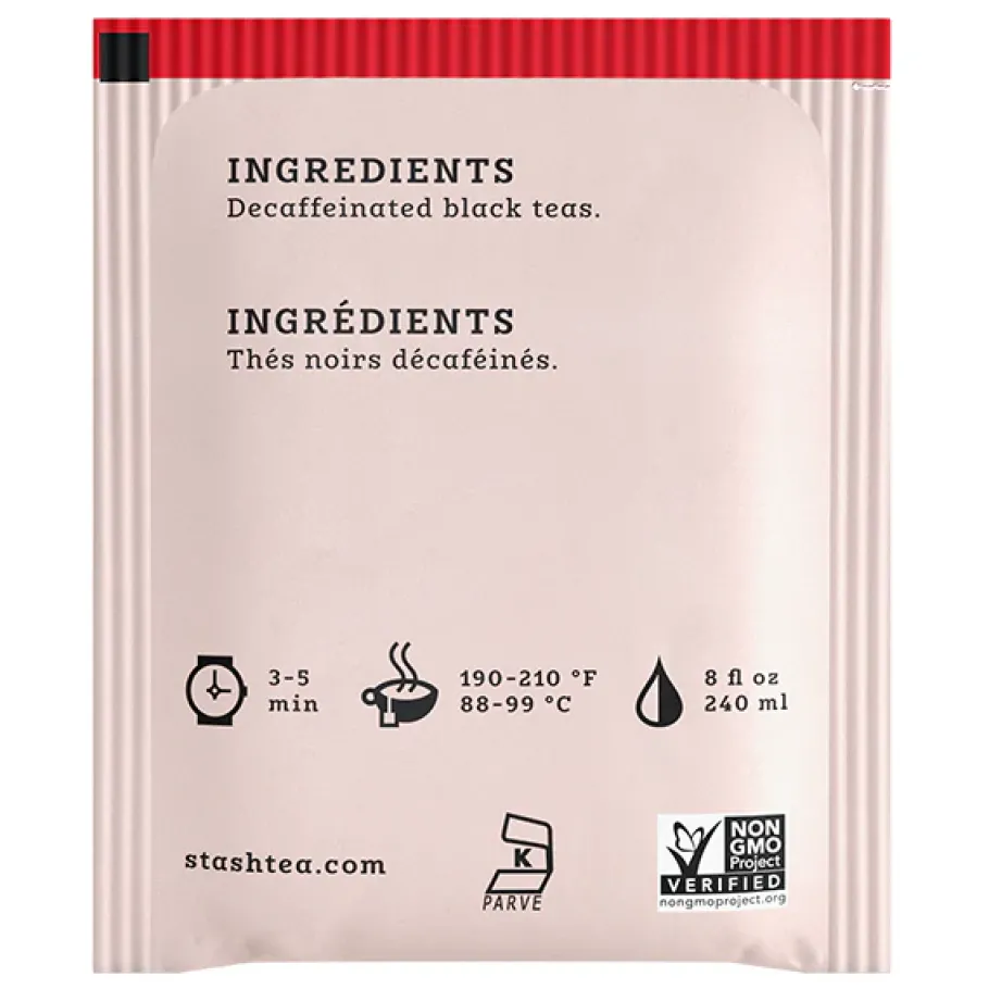 Stash Tea Unflavored>English Breakfast Decaf Black Tea
