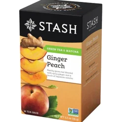 Stash Tea Green>Ginger Peach Green Tea