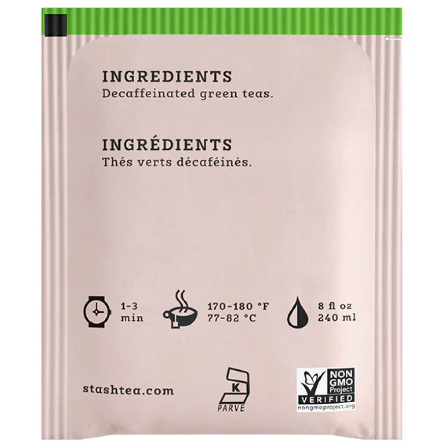Stash Tea Green>Premium Green Decaf Tea