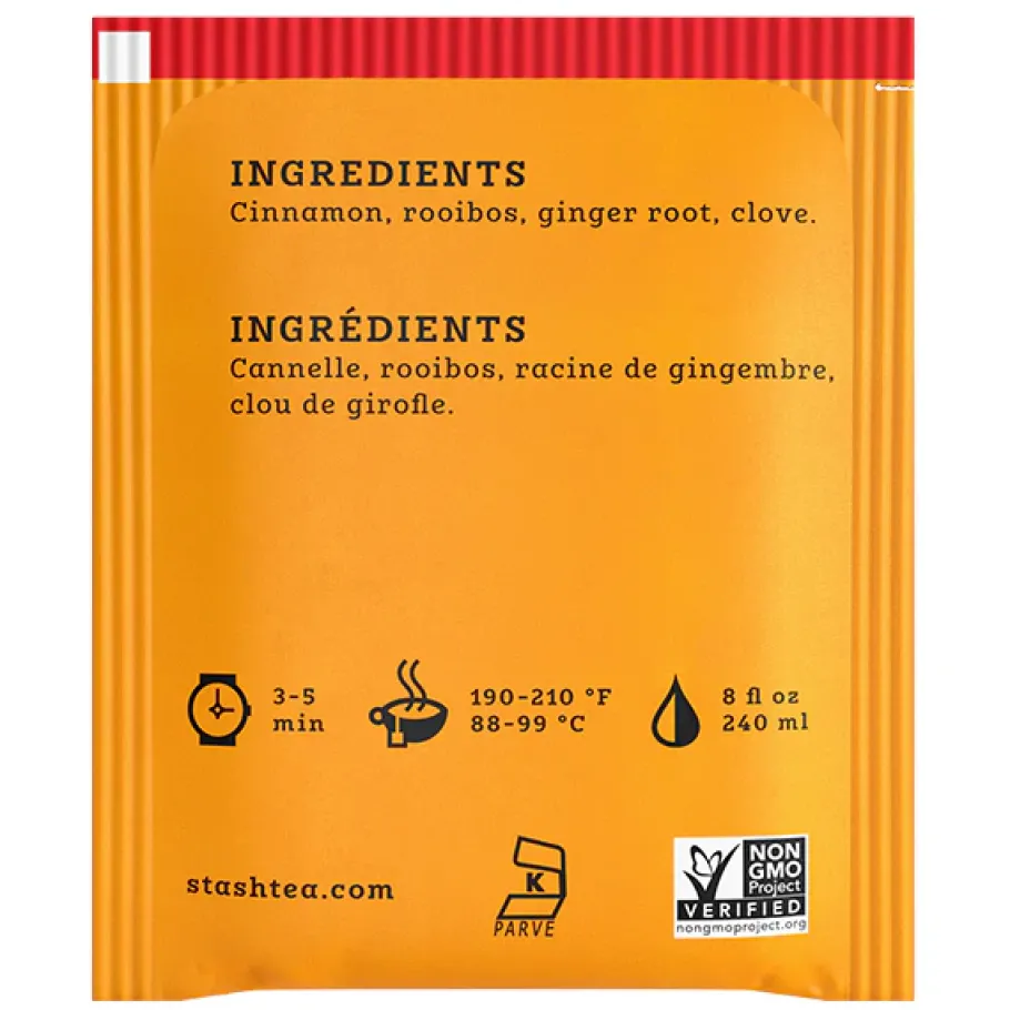 Stash Tea Specialty>Spice Dragon Red Chai Herbal Tea