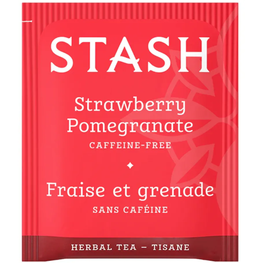 Stash Tea Tea Bags>Strawberry Pomegranate Red Herbal Tea