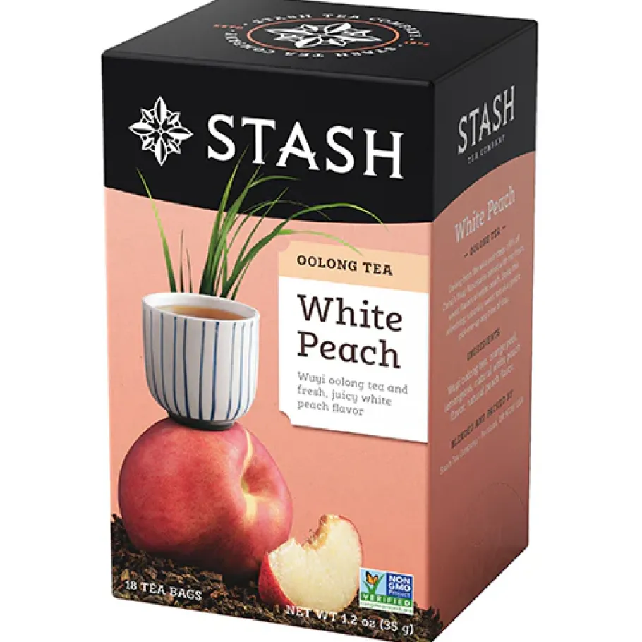 Stash Tea Fruity>White Peach Oolong Tea